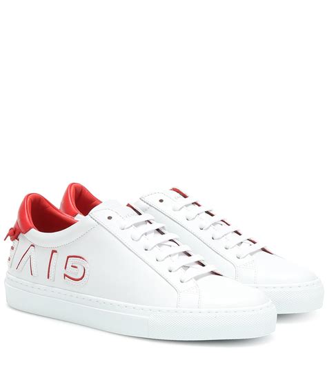 givenchy white and red sneakers|Givenchy white sneakers men.